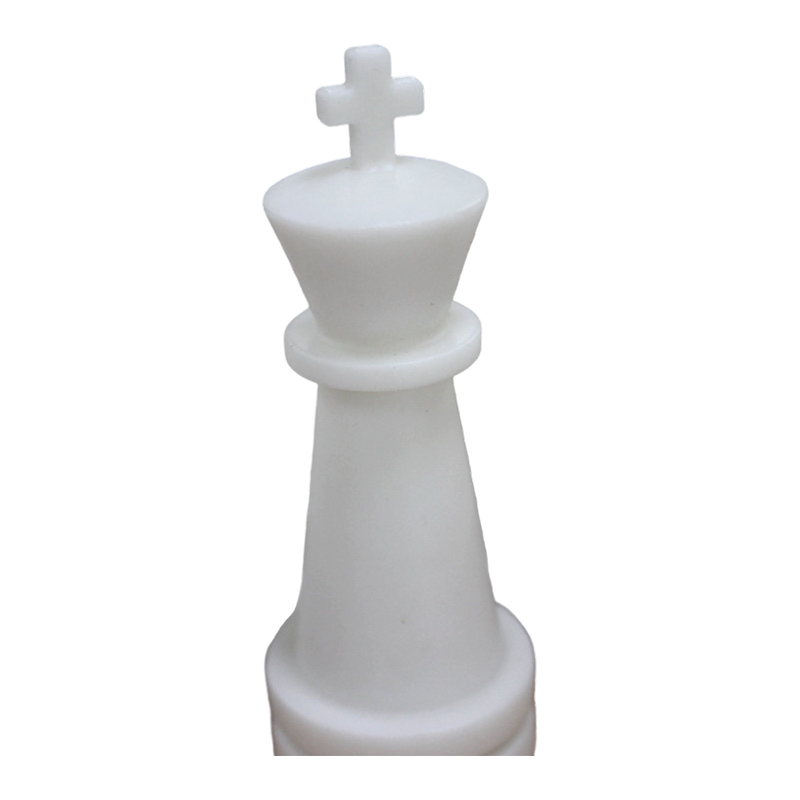 Klassieke witte houten Staunton-schaakstukken