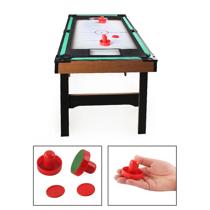 4-in-1 multigametafel met tafelvoetbal, airhockey, tafeltennis en pool