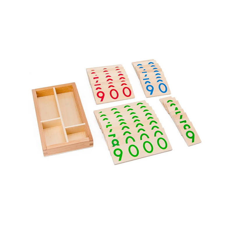 Montessori rekenkunde modulaire houten set
