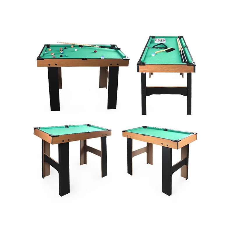 4-in-1 multigametafel met tafelvoetbal, airhockey, tafeltennis en pool
