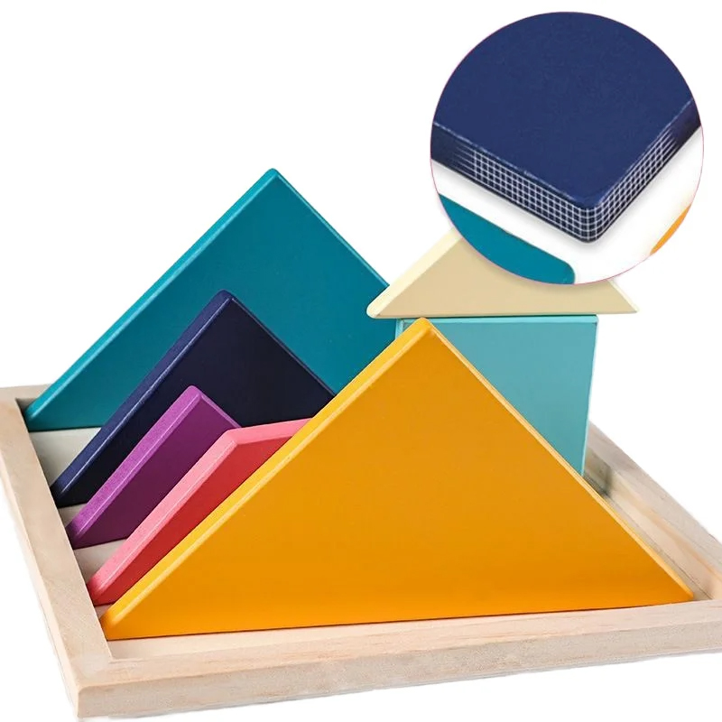 Montessori ColorWood Tangram-set