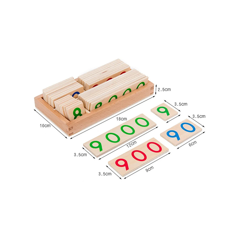 Montessori rekenkunde modulaire houten set