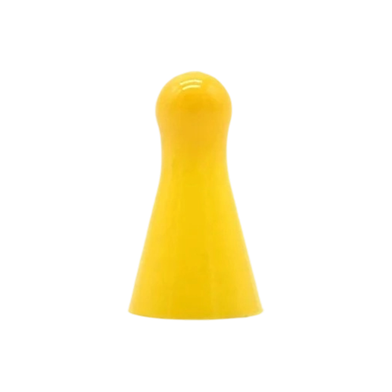 Veelkleurige kunststof Ludo-pionnen
