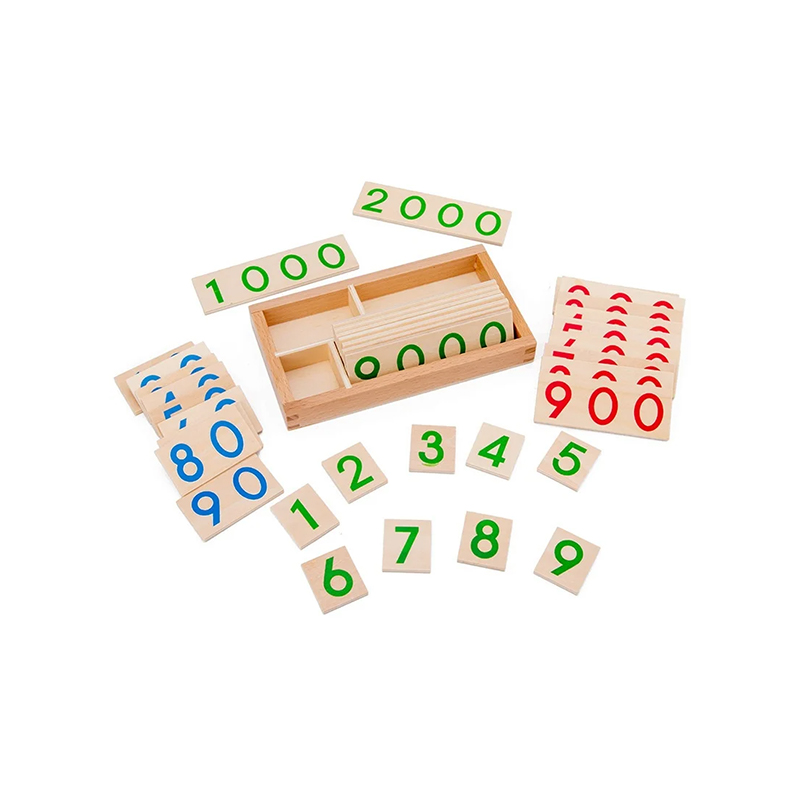 Montessori rekenkunde modulaire houten set