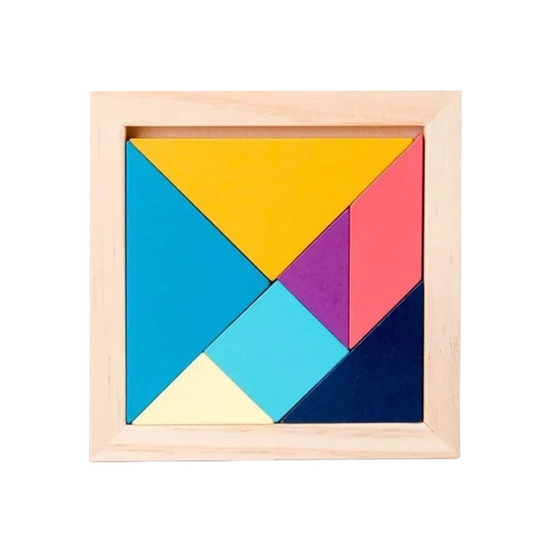 Montessori ColorWood Tangram-set