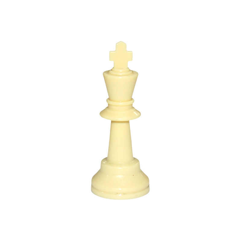 Klassieke witte houten Staunton-schaakstukken