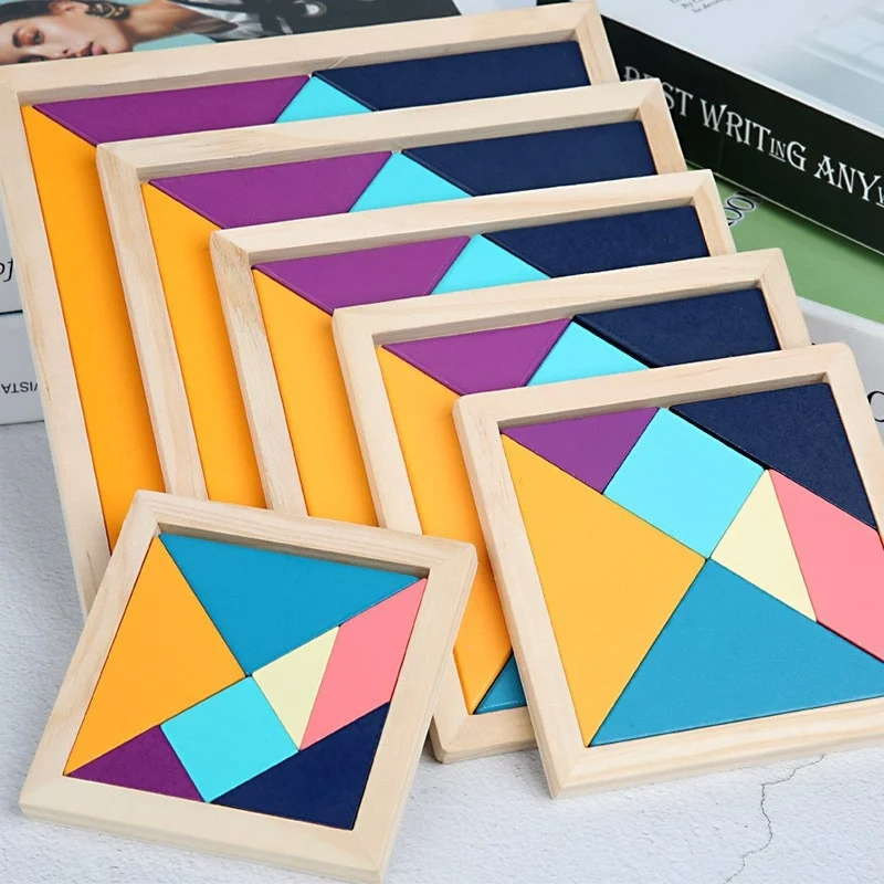 Montessori ColorWood Tangram-set