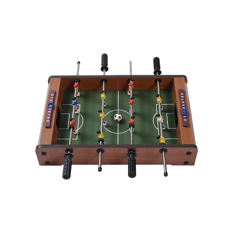 Houten minivoetbaltafel