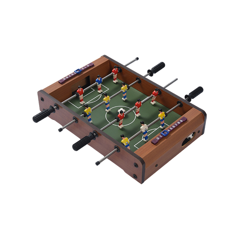 Houten minivoetbaltafel