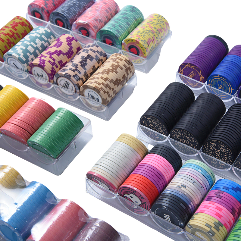 Aangepaste logo keramische pokerchips