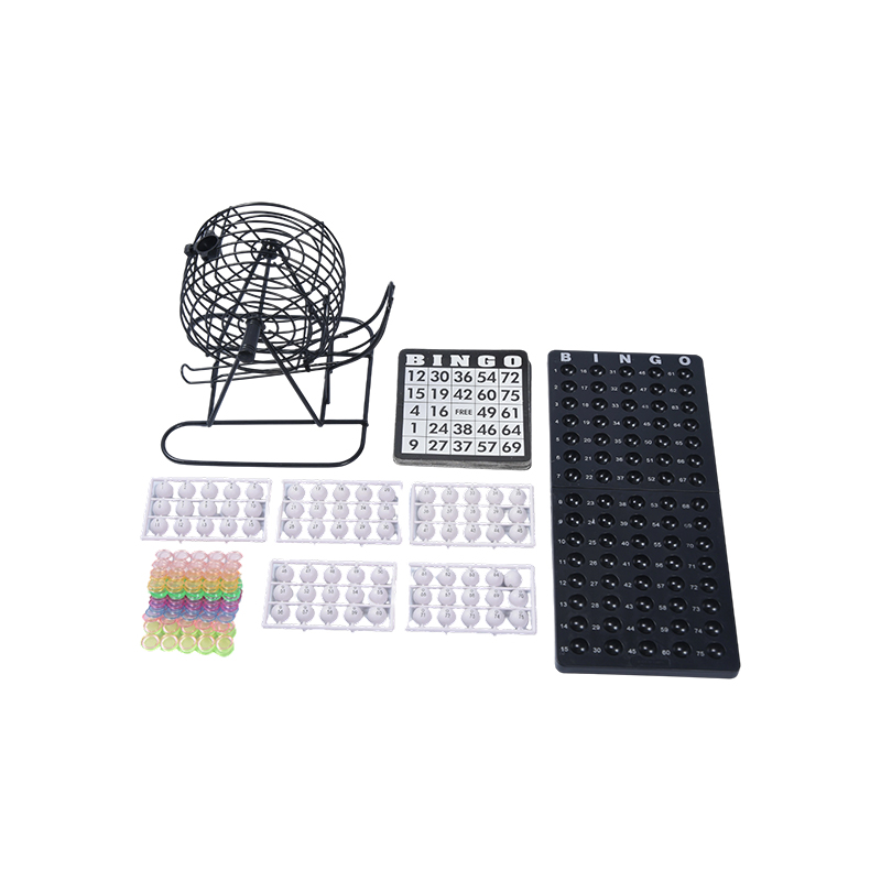 8 inch Amerikaanse bingoset met 75 ballen