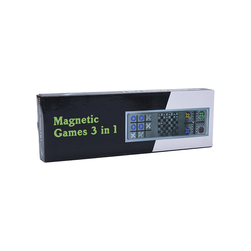 Aluminiumlegering Magnetische 3-in-1 SCHAAKspelset