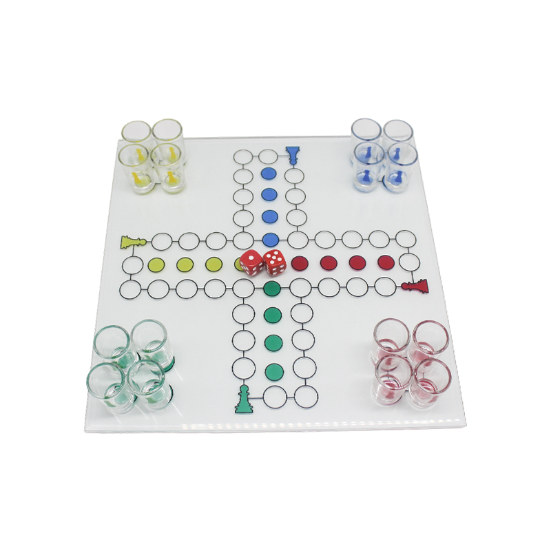 Crystal Ludo drinkspelset