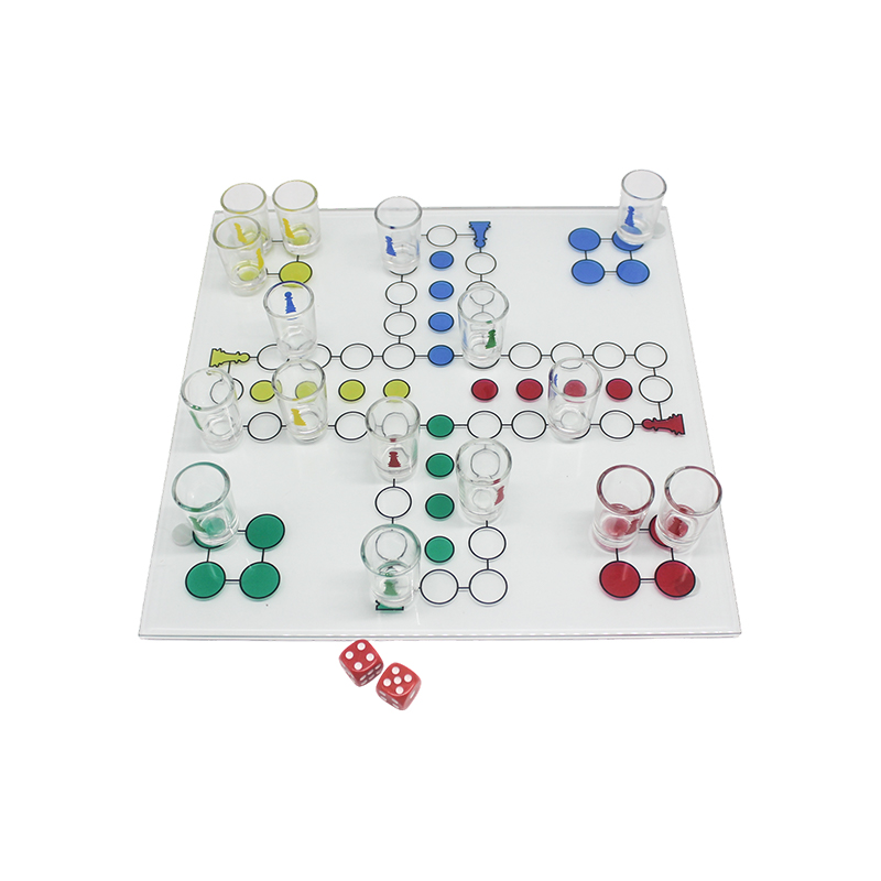 Crystal Ludo drinkspelset