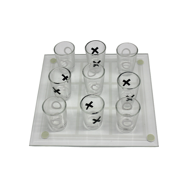 Pub-stijl entertainmentglas XO-schaakspel