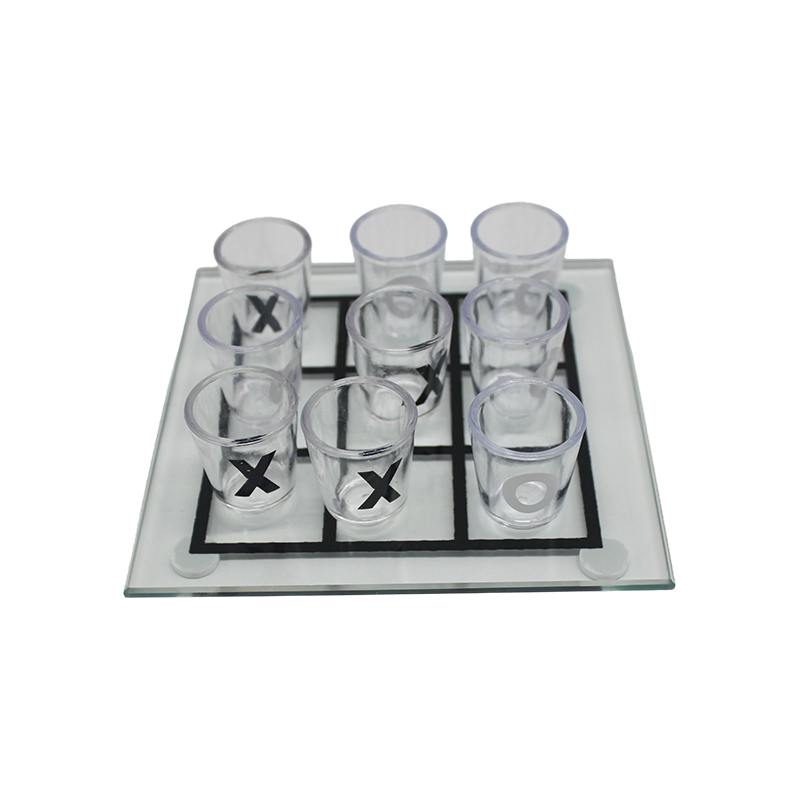 Pub-stijl entertainmentglas XO-schaakspel