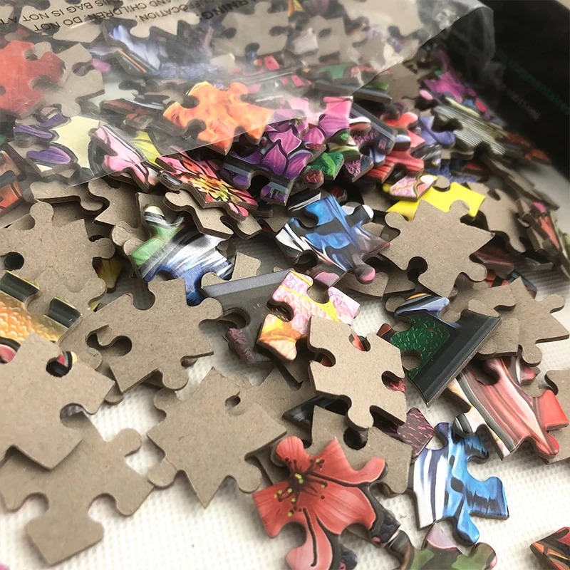 Meerkleurige puzzelset - Klassieke collectie puzzelaccessoires