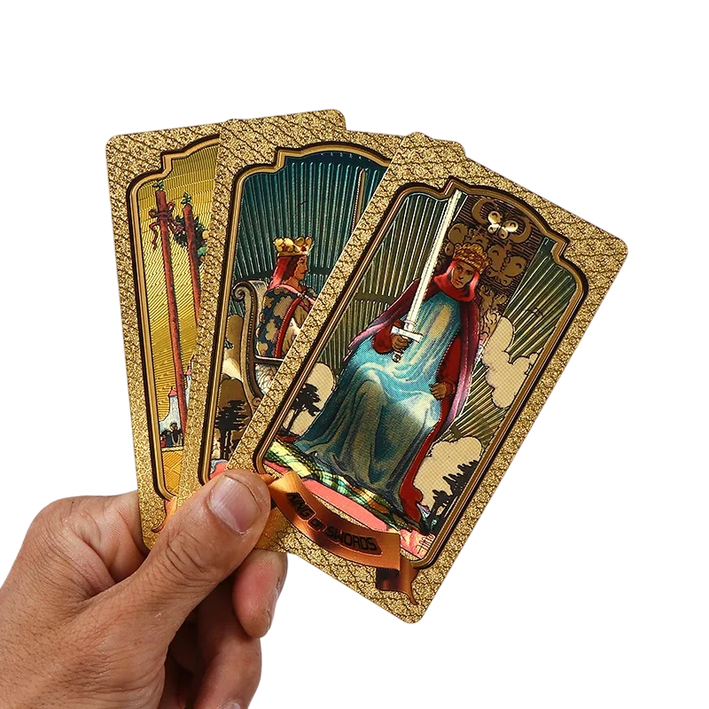 Premium goudfolie tarotkaartenset