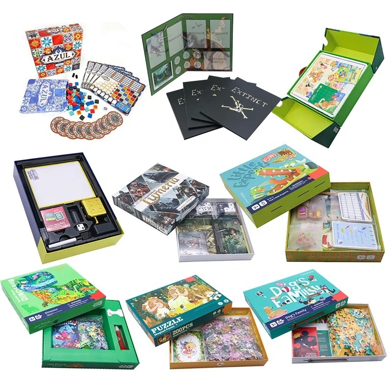 Aangepaste bordspelcollectie - Familiegameset met meerdere thema's