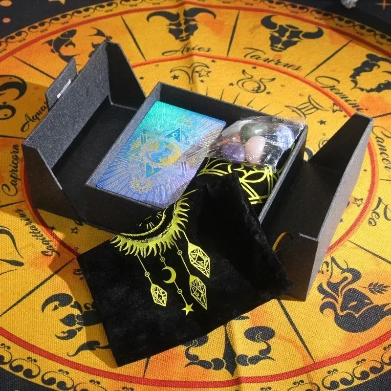 Verzameleditie met dierenriemthema - Mystic's Treasure Tarot- en kristallenset
