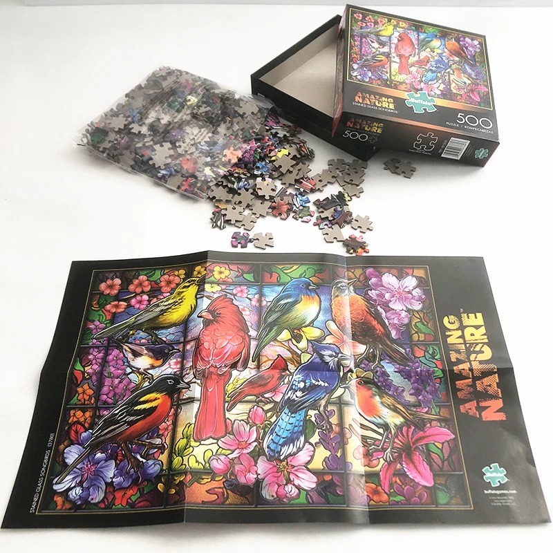 Meerkleurige puzzelset - Klassieke collectie puzzelaccessoires