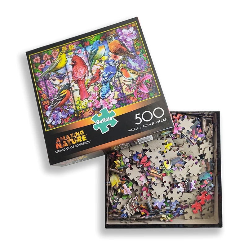 Meerkleurige puzzelset - Klassieke collectie puzzelaccessoires