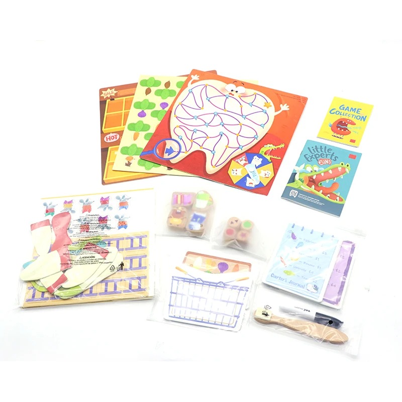 Aangepaste bordspelcollectie - Familiegameset met meerdere thema's
