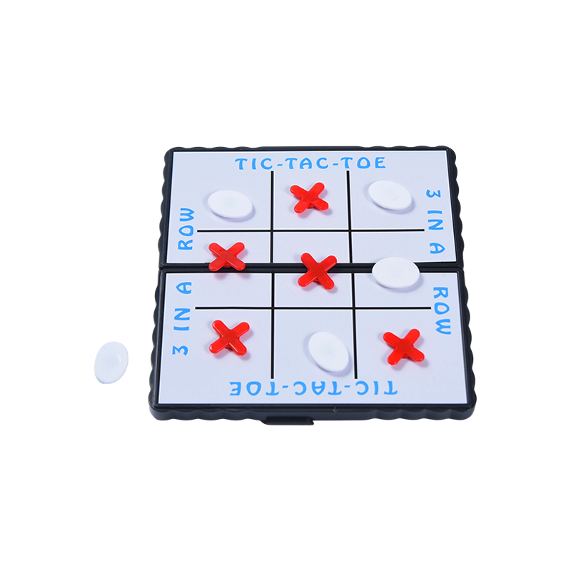 Magnetisch opvouwbaar boter-kaas-en-eieren-spel - Compacte reiseditie