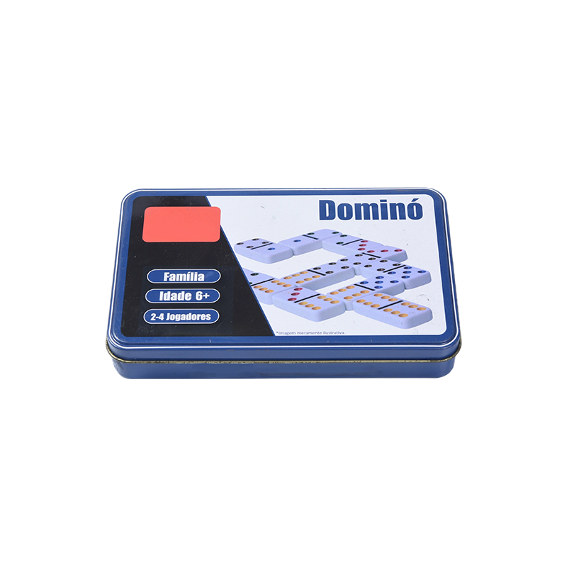 Portable Iron Case Edition - Tactile Chain Reaction Domino-set