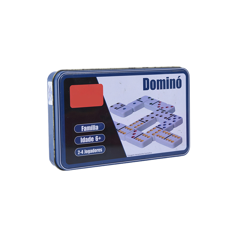 Portable Iron Case Edition - Tactile Chain Reaction Domino-set