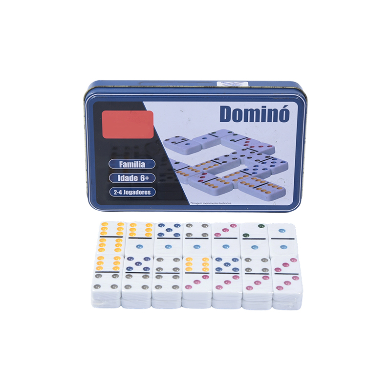 Portable Iron Case Edition - Tactile Chain Reaction Domino-set