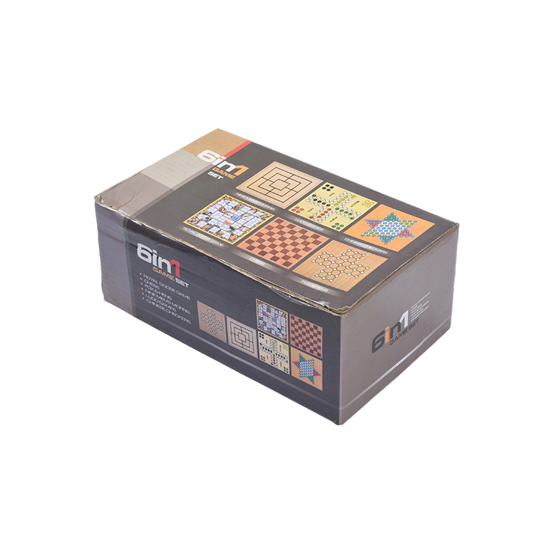 Draagbare case 6-in-1 magnetische bordspelset