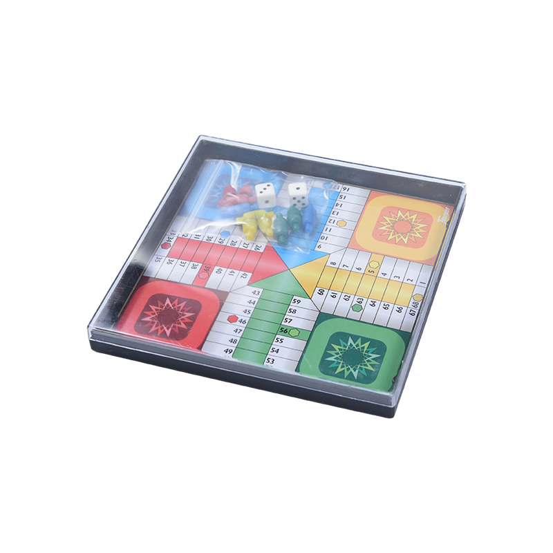 Helder acryl hoesje Klassiek Ludo-spel