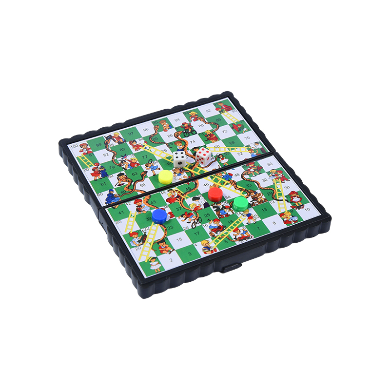 Portable Family Edition Klassiek magnetisch slangen- en ladderspel