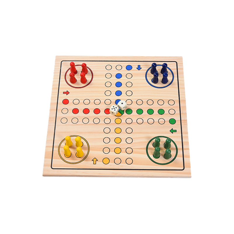 Family Entertainment Edition Klassiek LUDO houten bordspel