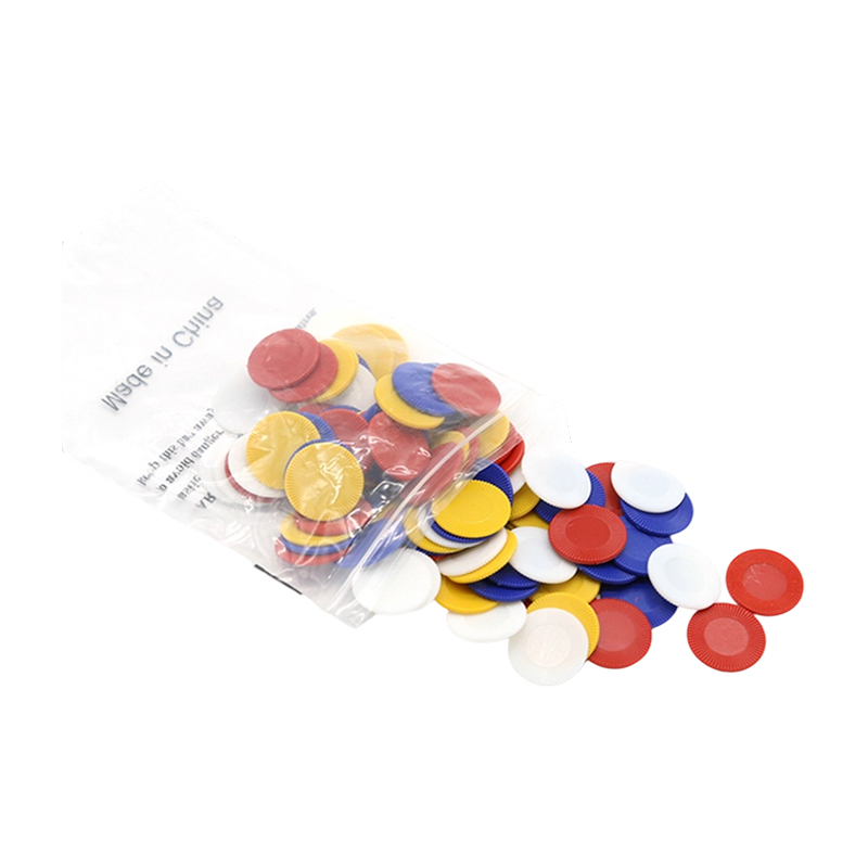 Klassieke pokerchiptray en tokenset
