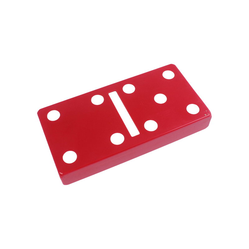 Red Polka-Dot Edition - Klassieke comboset voor dominostenen en cribbage