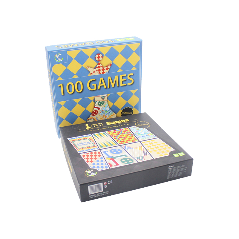 Klassieke bordspelcollectie in geschenkverpakking 100-in-1