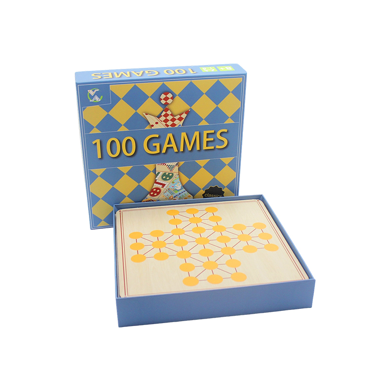 Klassieke bordspelcollectie in geschenkverpakking 100-in-1