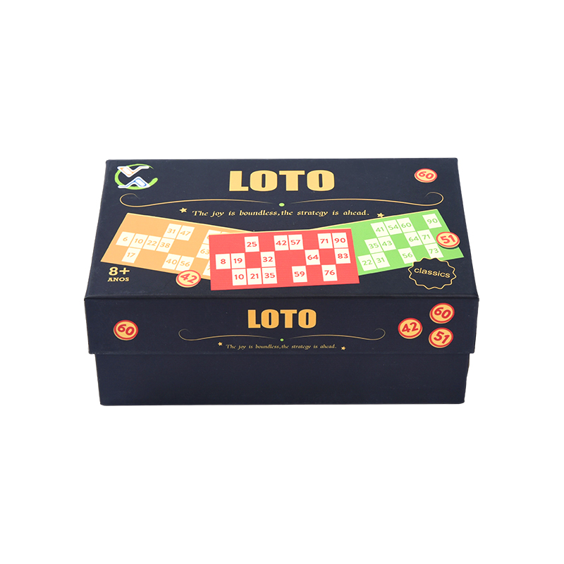 LOTO-spelset (bingostijl) – Compleet met tokens, kaarten en opbergdoos