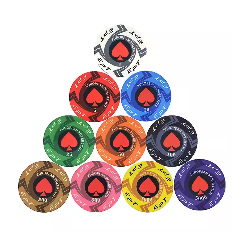 Aangepaste keramische pokerchips - Premiumkwaliteit voor een authentieke casino-ervaring