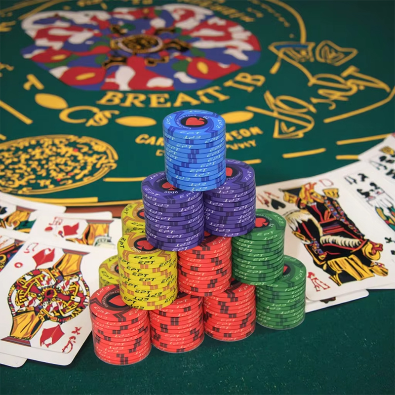 Aangepaste keramische pokerchips - Premiumkwaliteit voor een authentieke casino-ervaring
