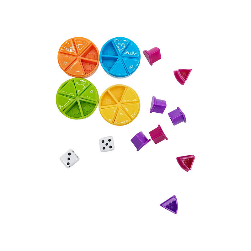 Manipulatieve set met regenboogfractie - Kleurgecodeerd leermiddel