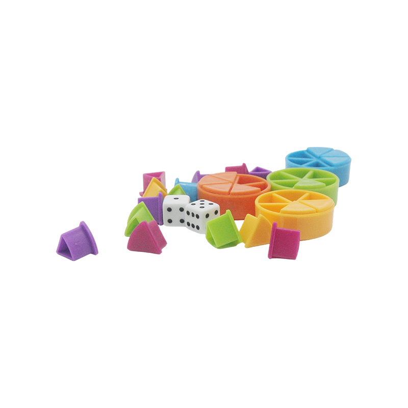 Manipulatieve set met regenboogfractie - Kleurgecodeerd leermiddel