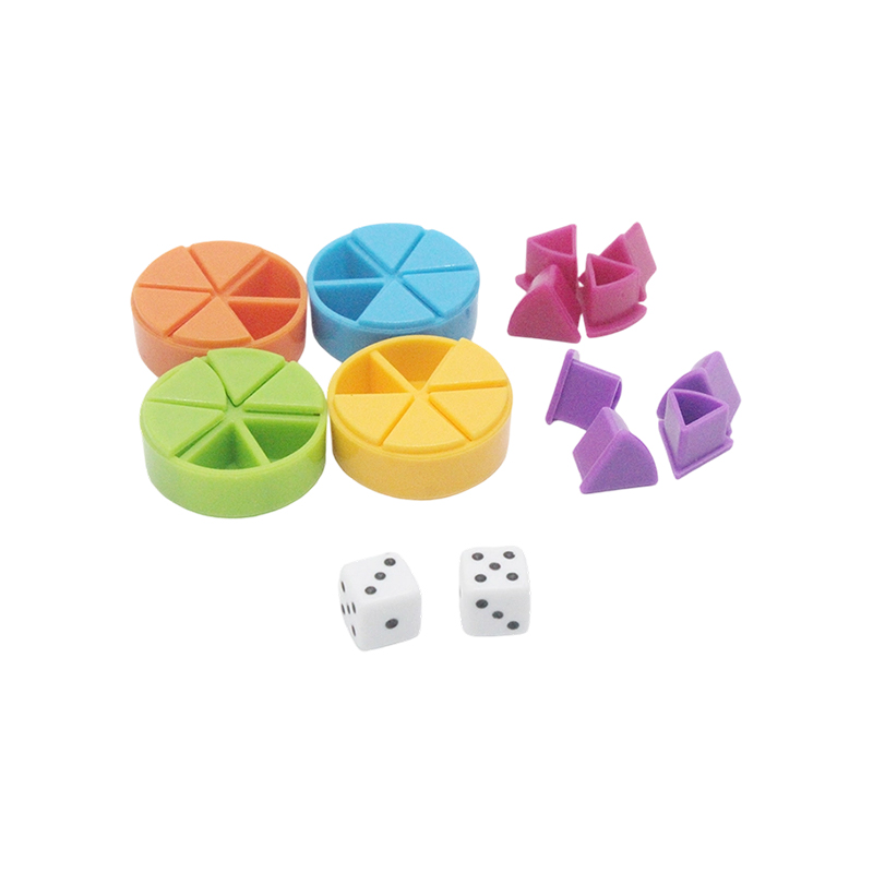 Manipulatieve set met regenboogfractie - Kleurgecodeerd leermiddel
