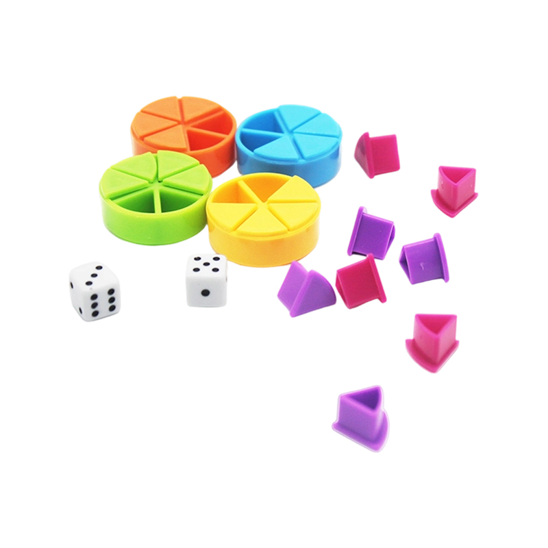 Manipulatieve set met regenboogfractie - Kleurgecodeerd leermiddel