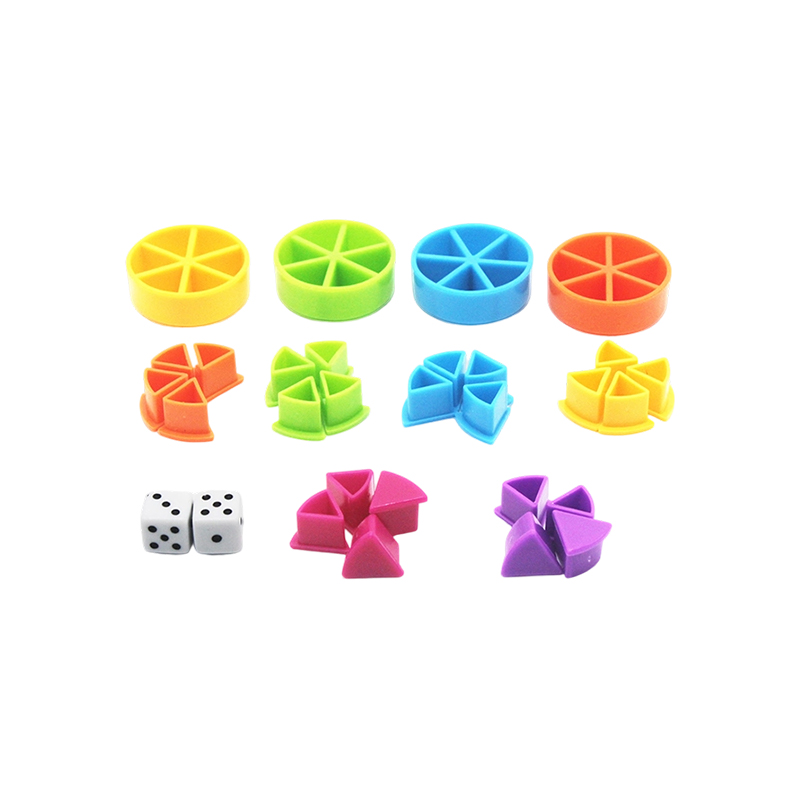 Manipulatieve set met regenboogfractie - Kleurgecodeerd leermiddel